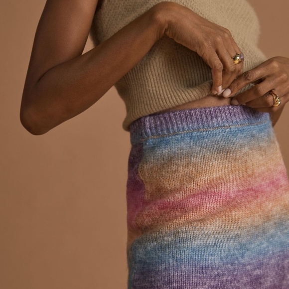 NWT Anthropologie Lucky Monday Sunset Midi Sweater Skirt 8 - Picture 3 of 6